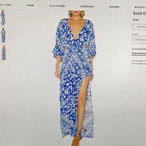 Spell Lolita Cutout Maxi Dress